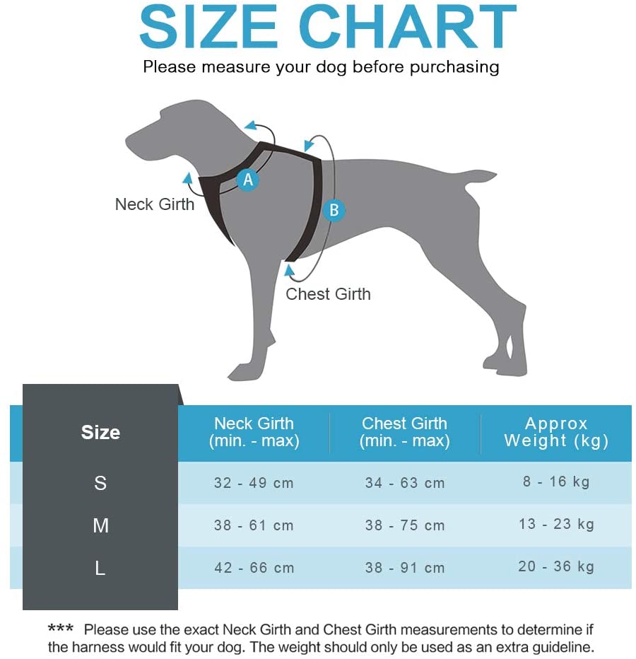 Rabbitgoo No Pull  Harness and Leash Set for   Collars Adjustable Pet Vest Harness Training  Leash For Large s. 