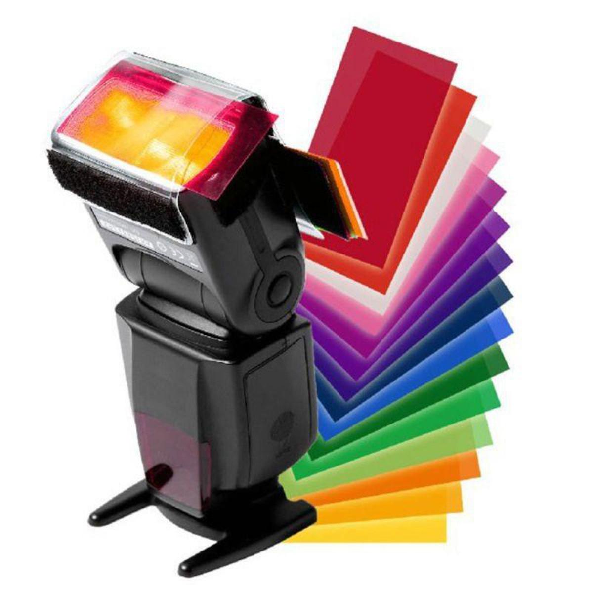 colour Photographic Color Gels Filter Card Lighting Diffuser for Speedlite