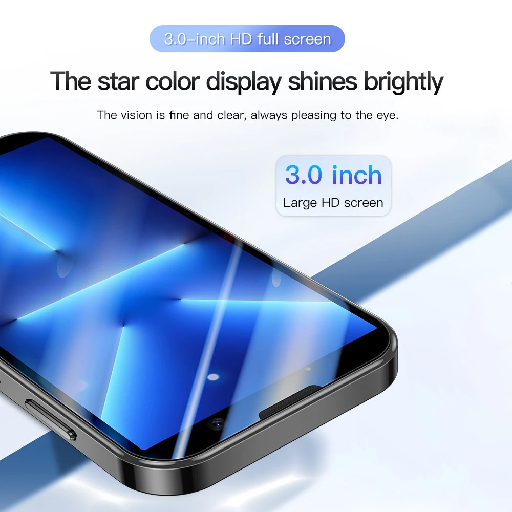 SOYES XS18 Pro Mini Smartphone 3G Network 3.0'' 2GB RAM 16GB ROM Android8.1 With Facial Recognition Dual SIM Standby Small Phone. 