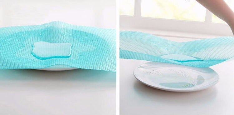 Zeyu Waterproof, Multipurpose, Super Strong EVA Mat/Sheet for Fridge, Kitchen Drawer, Cupboard, Book Shelf, Table mat - Kitchen Rack - Kitchen Rack. 