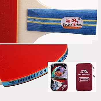 Double Fish Table Tennis Racket 5-DC. 