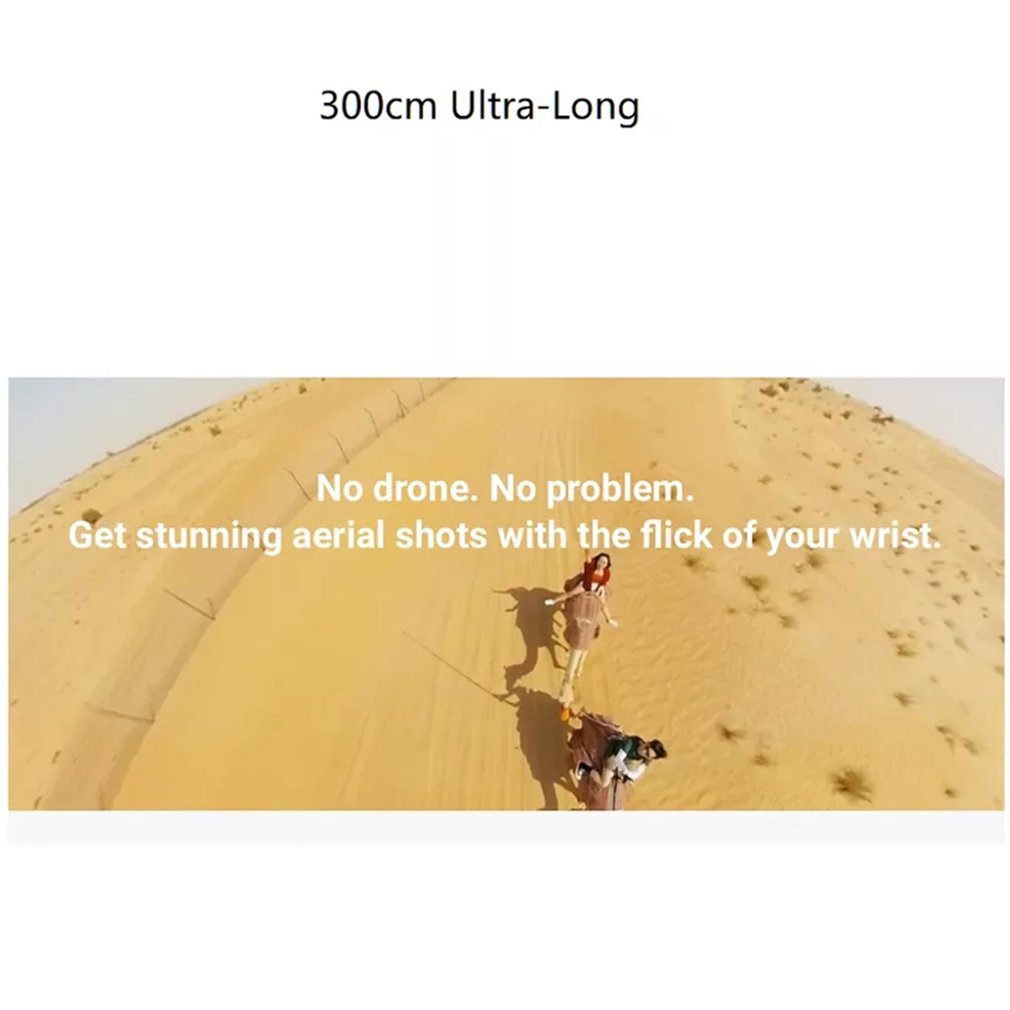 1.5/3 Meter Ultra-long Carbon Fiber Invisible Selfie Stick For Insta360 One X2 / R / X Lightweight Adjustable Selfie Stick. 