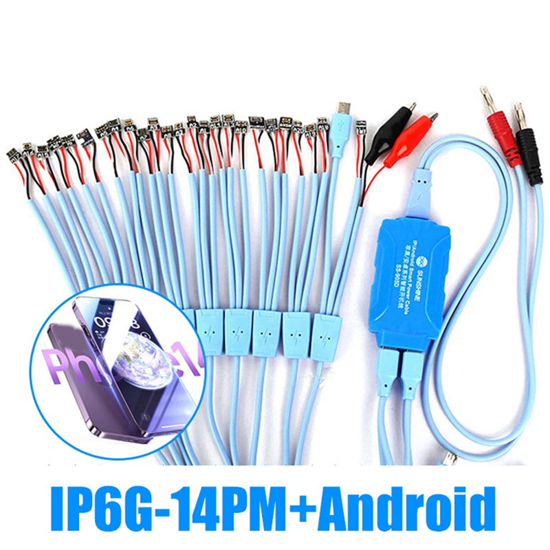 SUNSHINE -905D Smart Power Cable for 6 7 8 X 11 12 13 14 Series for DC Power Supply Current Testing Cable Replacement Accessories PVC. 