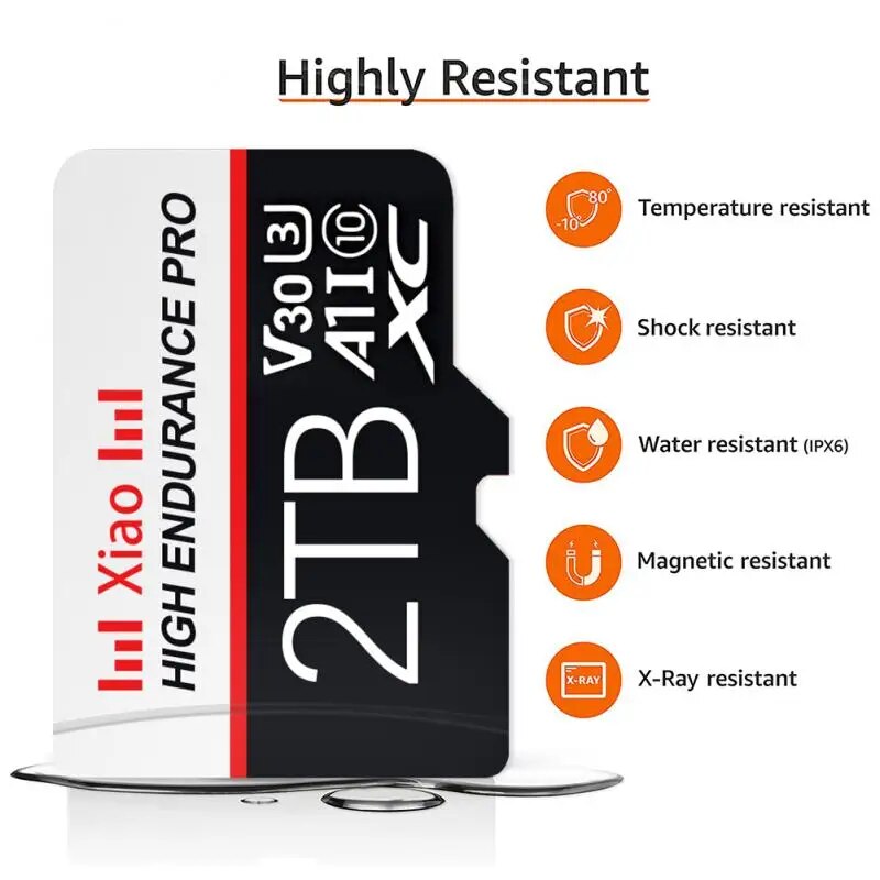 For Xiaomi Micro TF/SD Card 1TB Class 10 High Speed A1 Memory Card 128GB Flash TF Card V30 512GB SD Card For Phone Computer PC. 