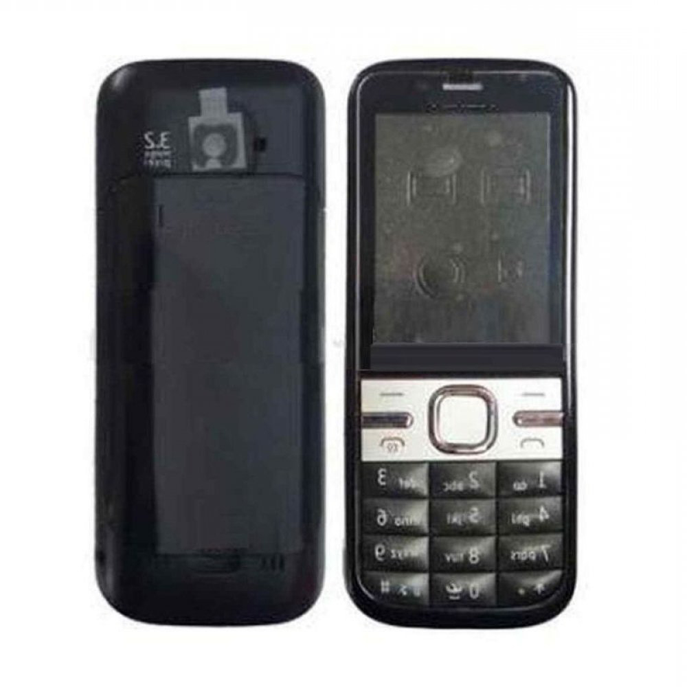 For Nokia C5 Front & Back Side Mobile Casing / Housing With Keypad - Phone Back Cover - Phone Back Cover. 