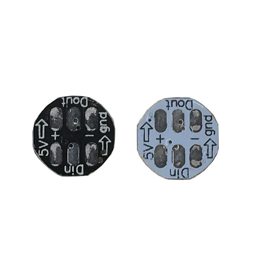 10~100Pcs WS2812B LED Individually Addressable WS2811 IC SK6812 RGBWW/RGBCW/RFBNW Led Heatsink 5050SMD RGB/RGBW Built-In DC5V. 