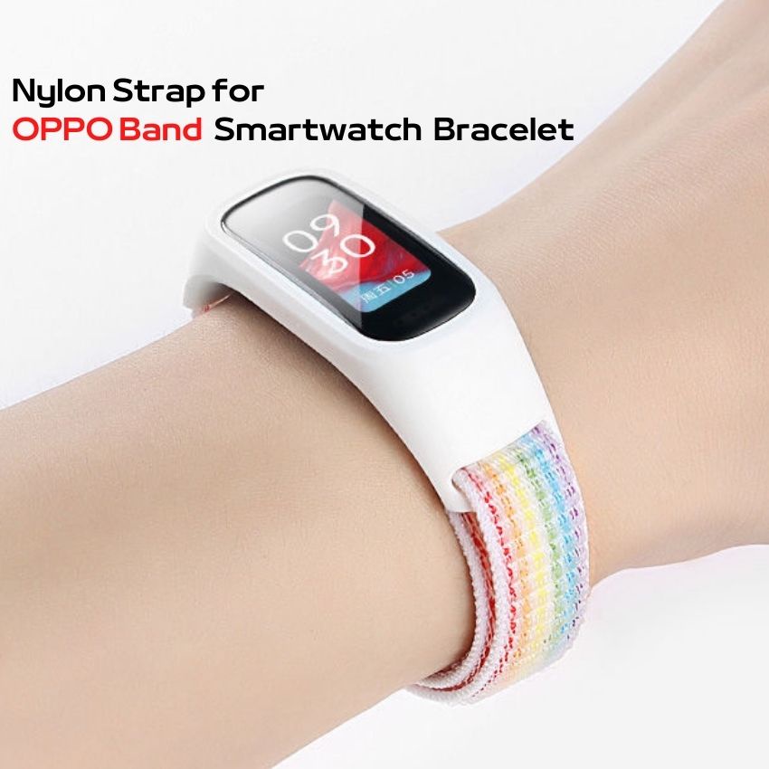 Oppo Band Strap Oppo Band Nylon Woven Loop Strap EVA Custom Wristband Replacement Strap. 