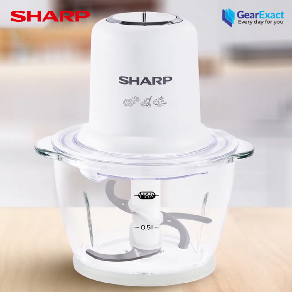 Sharp EM-CP31-W3 Chopper Double Blade with Glass Bowl. 
