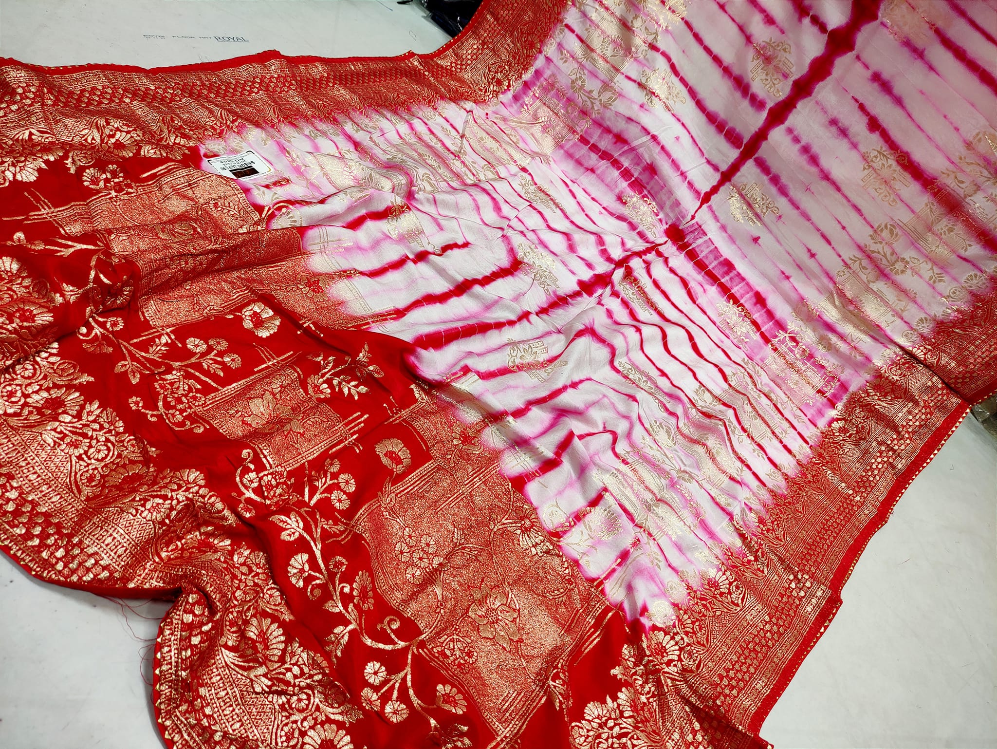 অরিজিনাল ইন্ডিয়ান ALAKNANDA silk শাড়ী ১৪ হাত শাড়ী রানিং ব্লাউজ পিস আছে