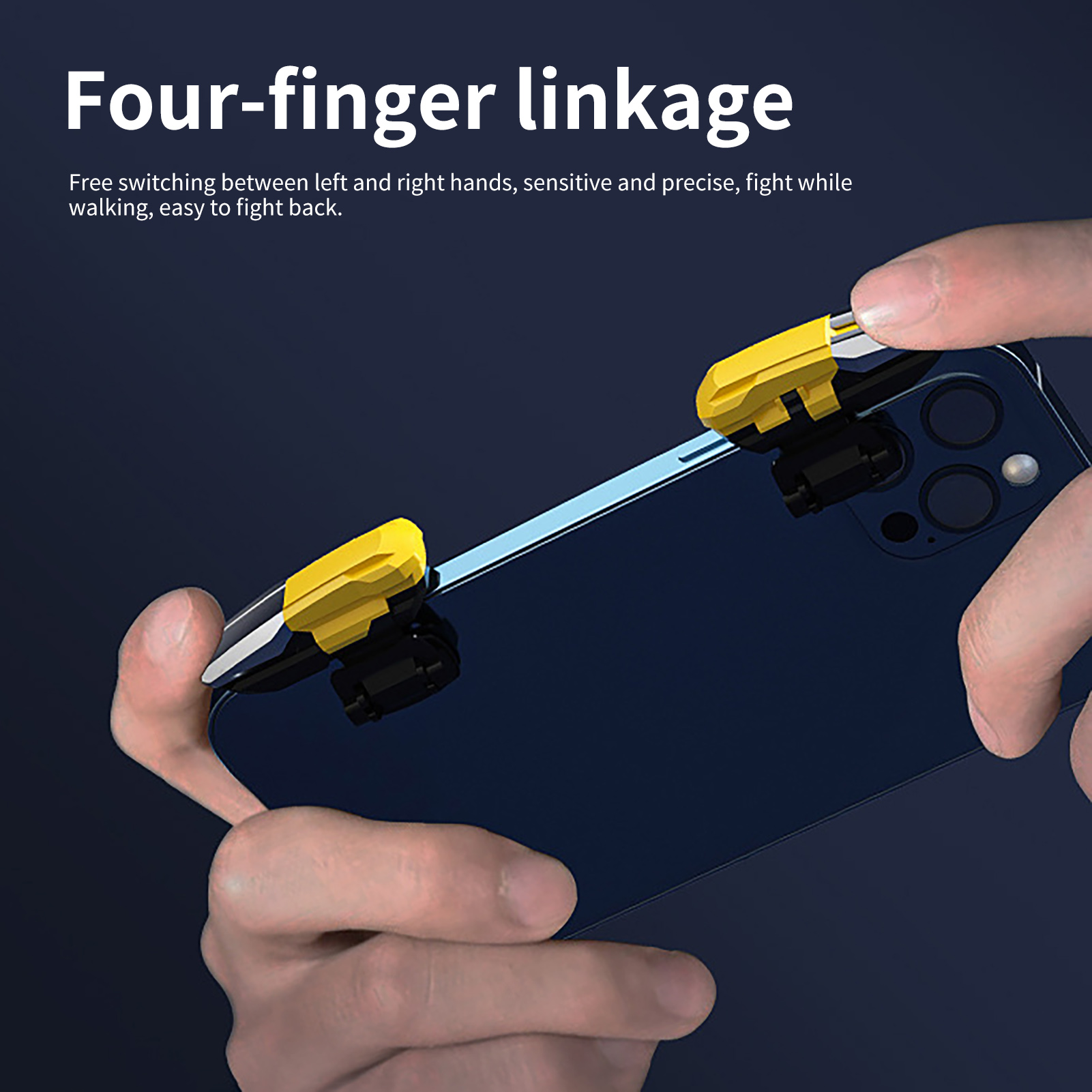 Gaming Trigger Long-lasting Video Games Phone External Gaming Controller. 