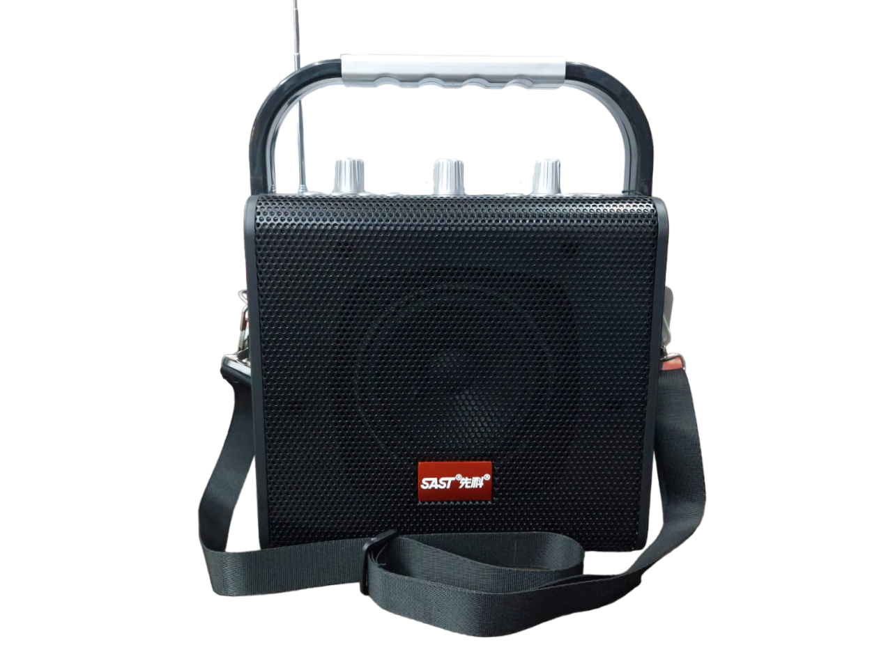 SAST T1 Wireless Portable Bluetooth Speaker with Microphone, Karaoke, High Quality Sound and Large Battery Backup. 