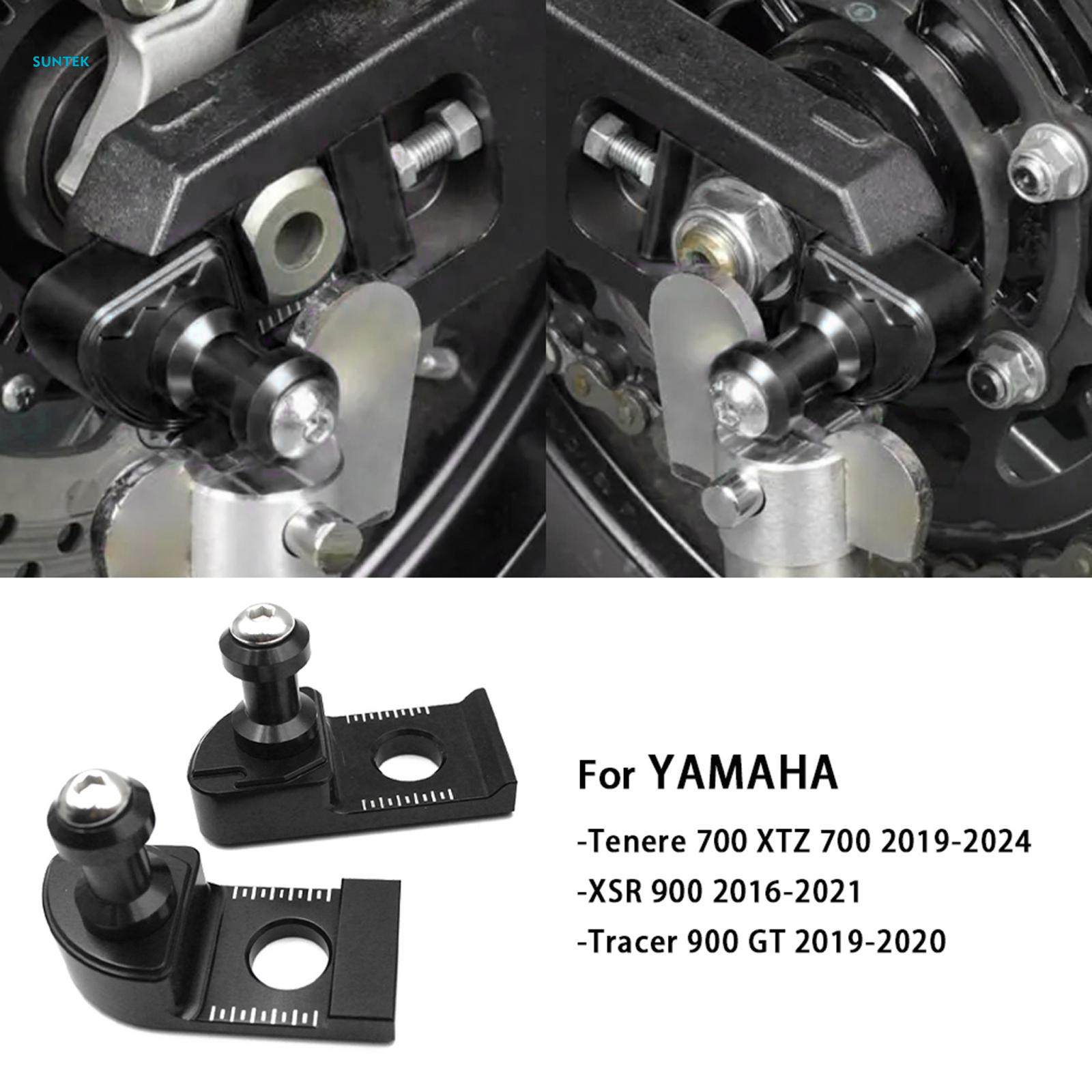 2Pcs Chain Adjuster Block Simple Installation Chain Tensioner Adjuster for Tenere 700 Rally