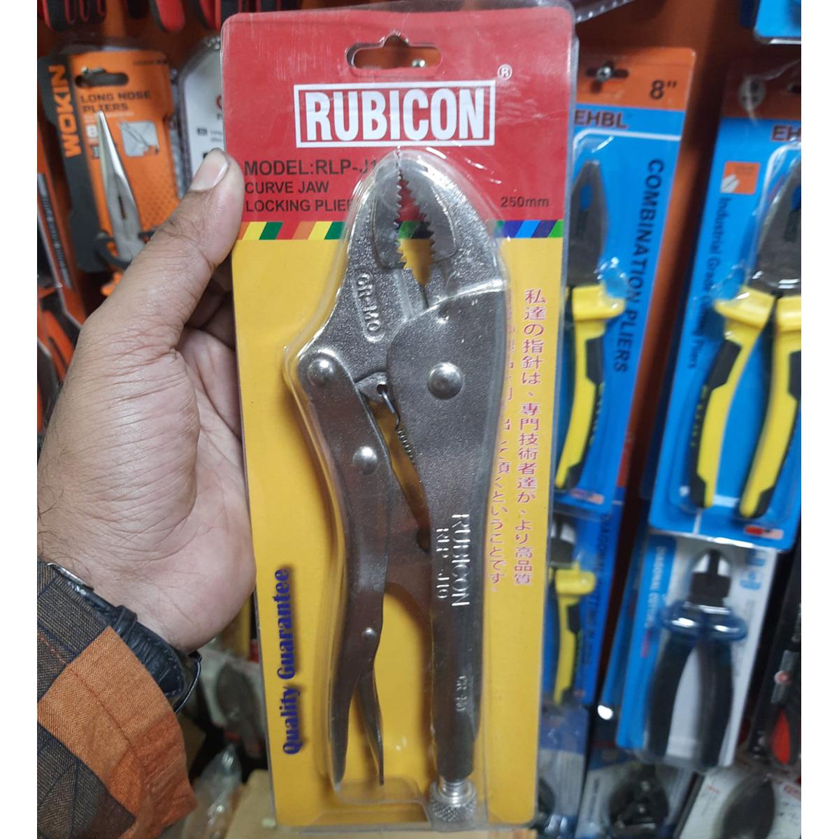 Curve Locking Pliers 10" Vise Grip Round Industrial Series no 1 plier in bd RUBICON Brand same as picture