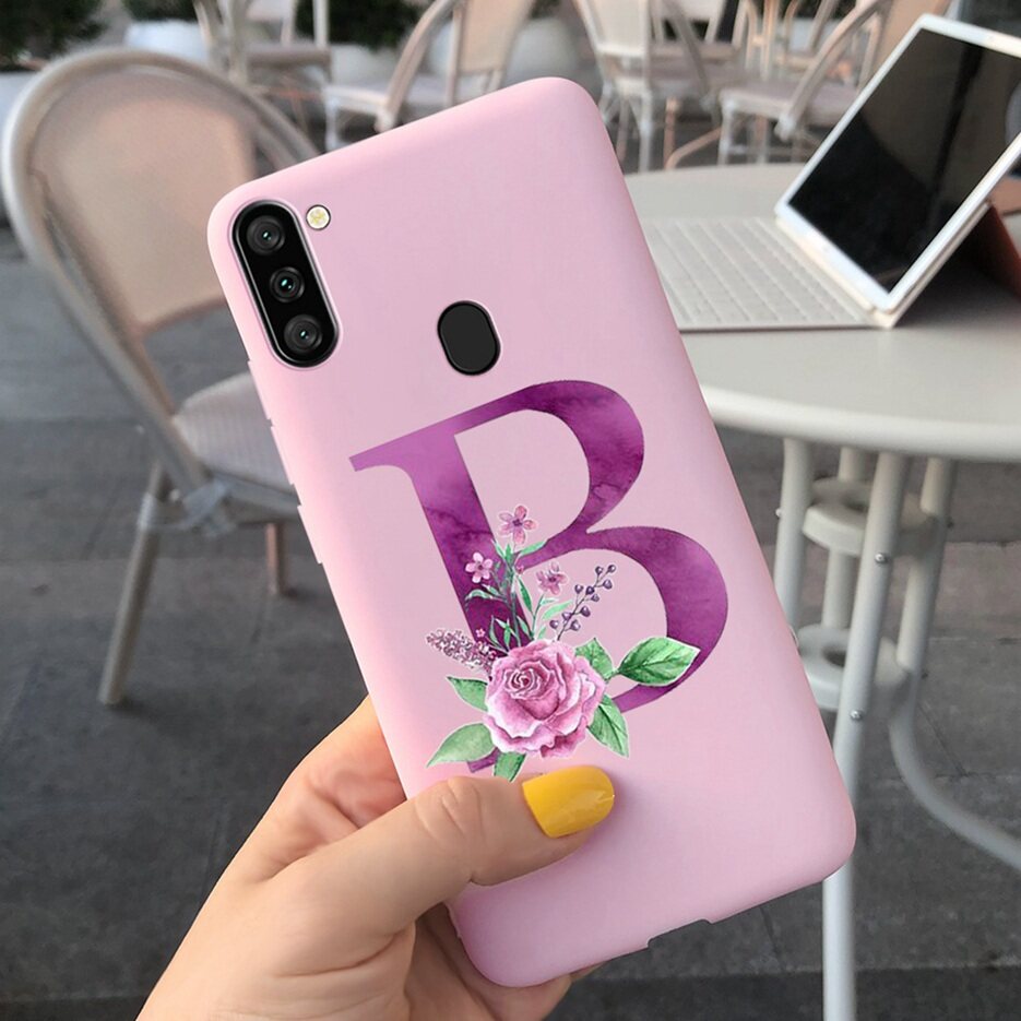 For Samsung A11 Case GalaxyA11 Soft Letters Back Cover For Samsung Galaxy A11 SM-A115F Casing. 