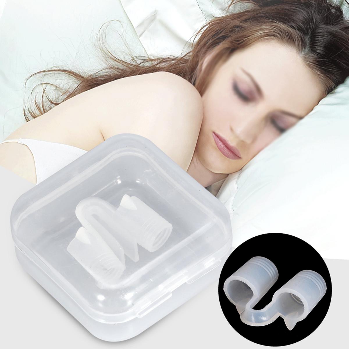 4 Sizes Anti Snoring Clip With Box Relieve Stopper Guard Easy Sleeping Breath Tool Aid Nasal Dilator Device