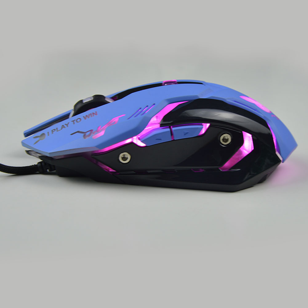 1.5M Computer Accessories Mechanical Mouse Mute Sound DVA Game Wired Mouse. 