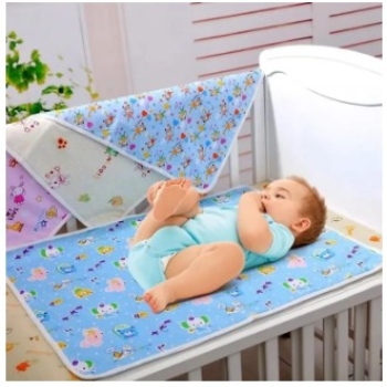 Baby Urine Mat Multicolor ( size 30" * 22" L ) (size 42"*32" XL ) ( size 54" * 36" XXL )