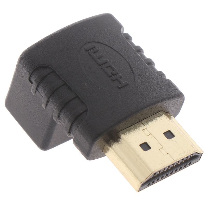 270 Degree HDMI Adapter Male To Female L-type Supports Audio Return Channel. 