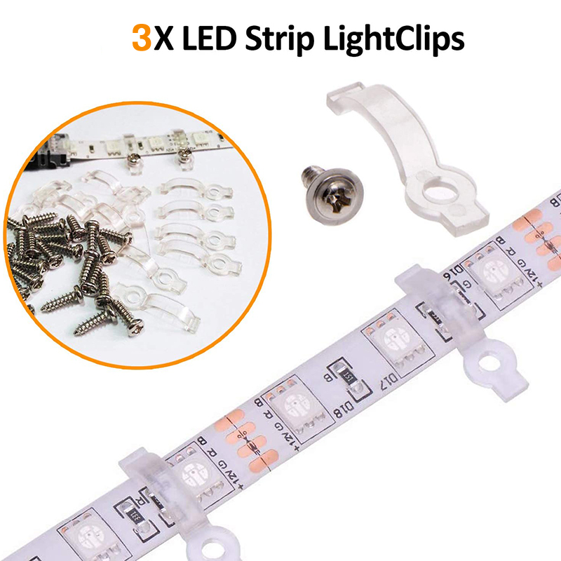 RGB 10mm SMD5050 4-pin Buckles 4-pin pin headers 4-pin double-ended cables 4-pin snaps to RGB L T X Shaped corner kit for SMD5050 Strip Light. 