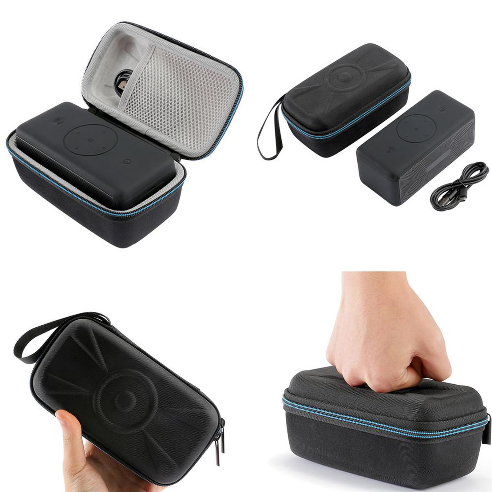 ROWEQPP Carrying Case Hard Shell Audio Storage Bag Compatible For Bogasing M5 Speaker Dust-proof Travel Suitcase. 