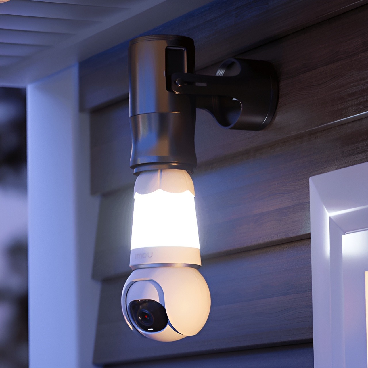 IMOU E27 Bulb Cam 3MP WiFi Security Bulb & Camera 2 in 1 | Panoramic | Auto Motion Tracking | Two-Way Audio | Pan & Tilt for 360° Coverage | Human Detection | Smart Tracking | Night Vision | Privacy Mode |. 
