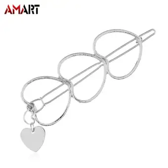 1 Pcs Women Metal Star Heart Hair Clips Hairpins Girl Barrette
