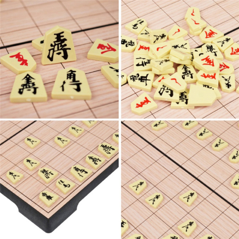 Japan Shogi Magnetic Chess Japan Chess Game Board Game Intelligence Toy Travel Foldable. 