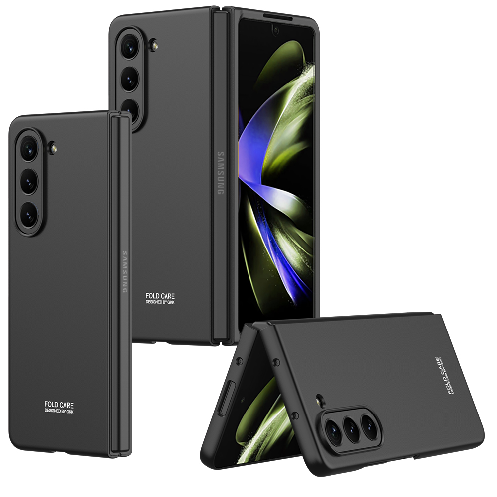 GKK For Samsung Z Fold 4 Fold 5 Back Cover Shockproof Plastic Hard Case For Samsung Galaxy Z Fold 5 5G Fold 4 Camera Protective Ultra-thin Matte Hard Plastic Cover Case Folding Case For Fold 4 Fold 5 Black. 