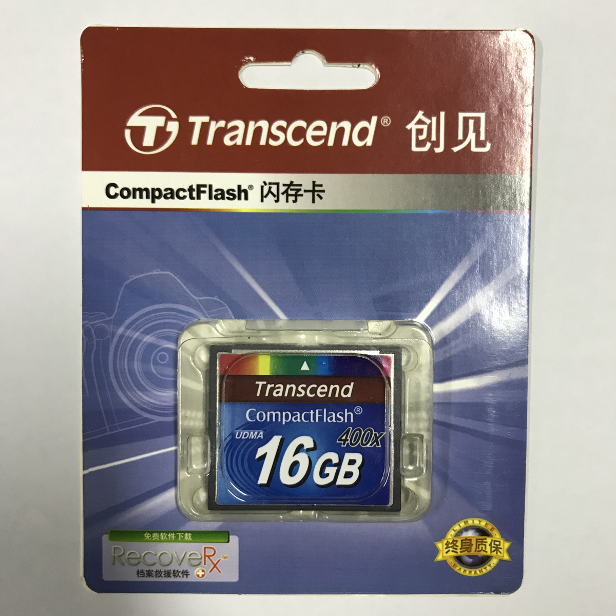 Transcend 400X CF Card Real Capacity 16GB Professional Memory Cards Compact Flash For DSLR Camera HD 3D Video 16G