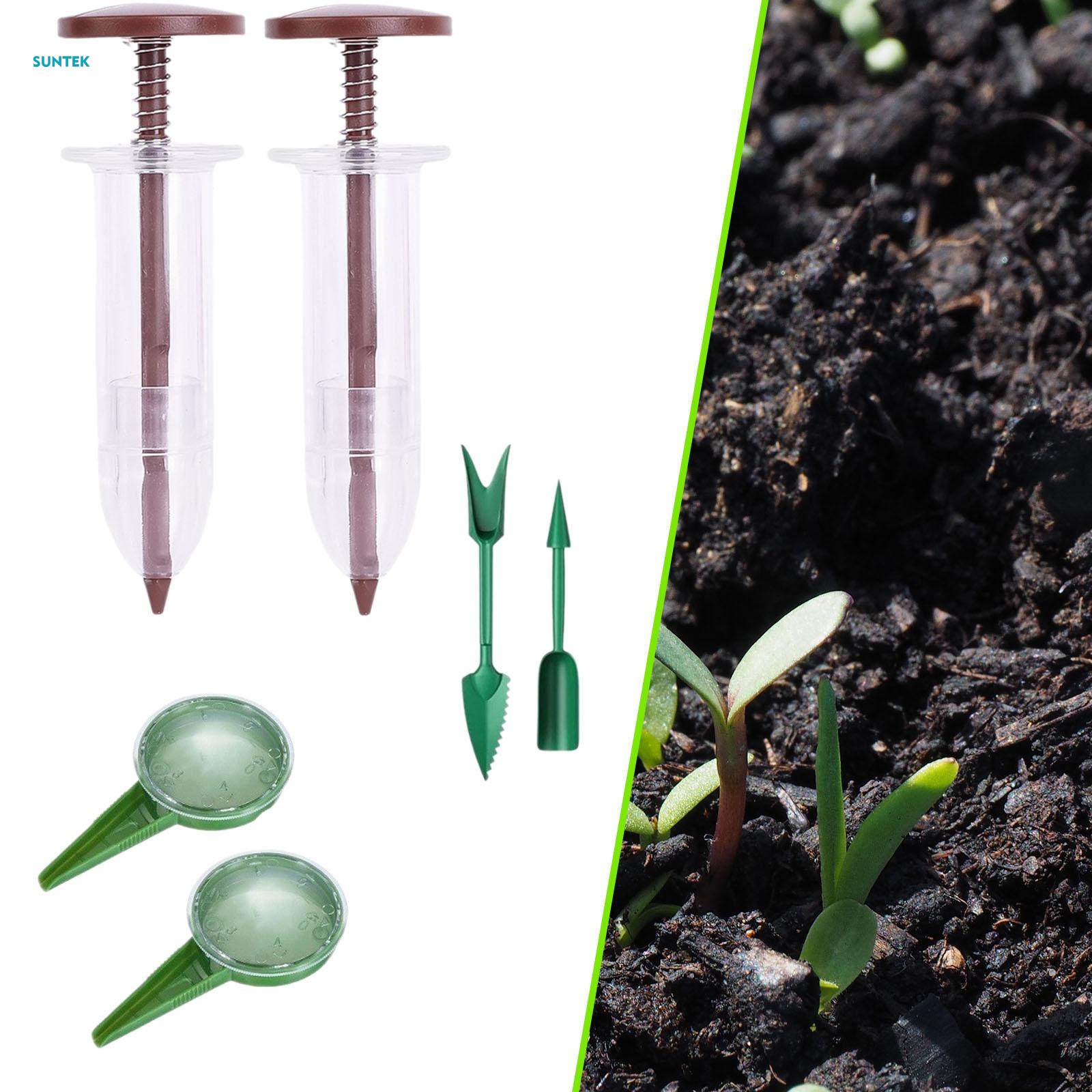 Garden Seed Dispenser Seed Planter Adjustable Handheld Small Seed Planter. 