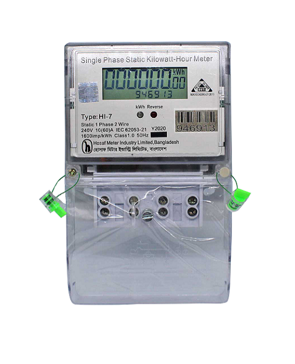 Energy Meter Single Phase 220VAC Hosaf