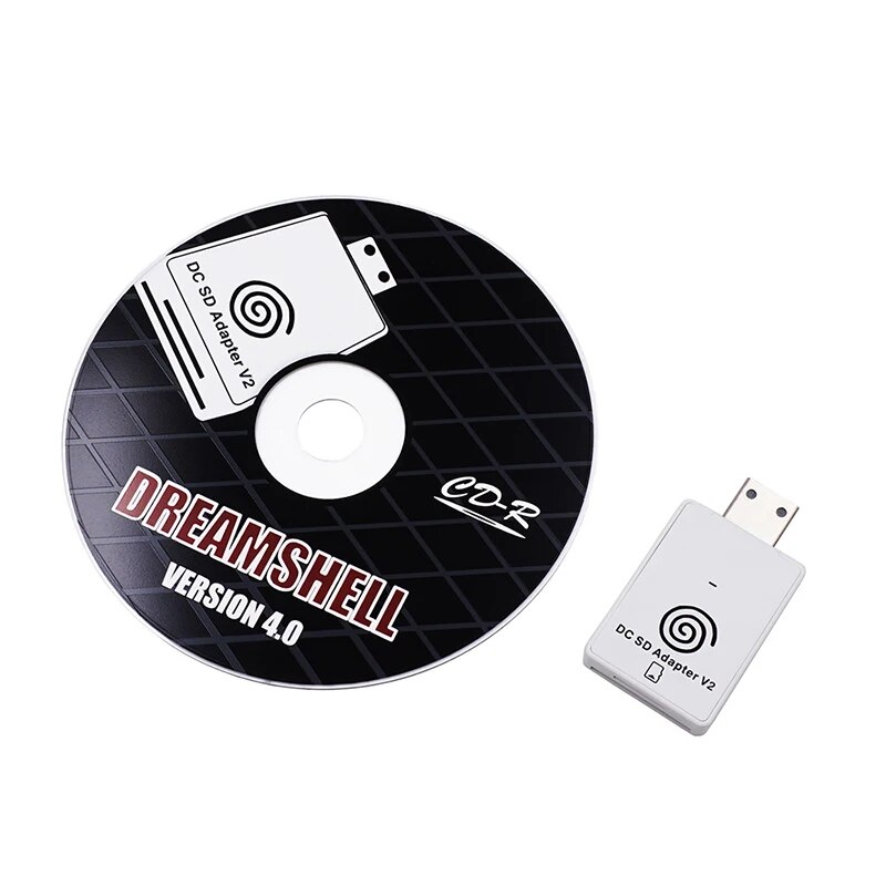 Electronic Machine Accessories for Sega Dreamcast SD Card Reader TF Card Adapter+CD with DreamShell Boot Loader. 