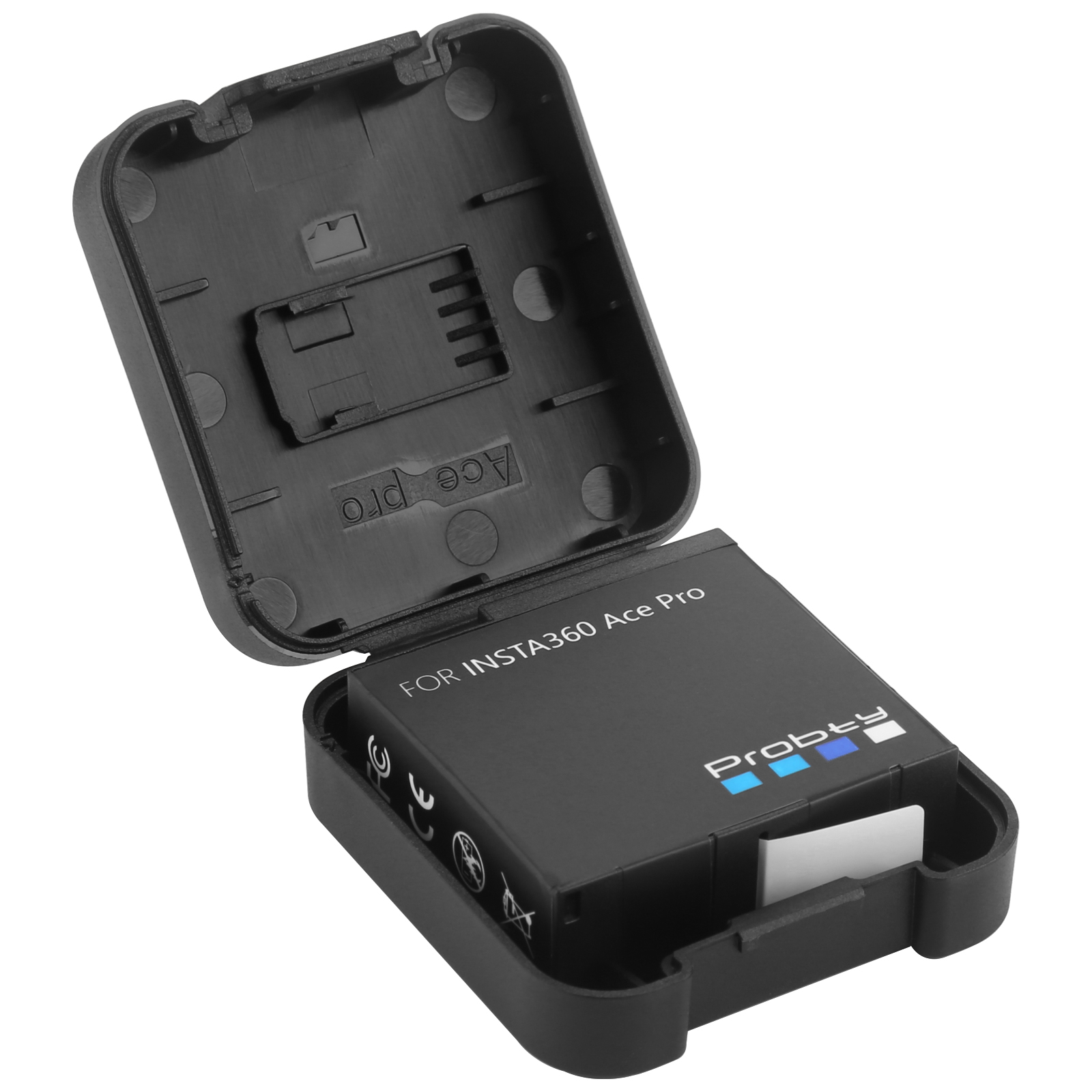 2200mAh For Insta360 Ace pro Replaceable Battery+LED Dual Charger For Insta360 Ace Pro Ace Batteries Action Camera Accessories. 
