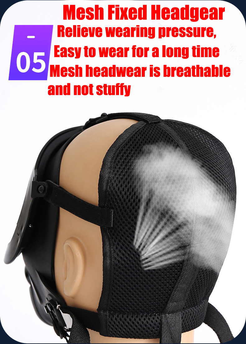 MF14 Type Full Face Gas Mask Spray Paint Chemical Pesticide Anti-Formaldehyde Protective Respirator Large Wide Field Of View. 