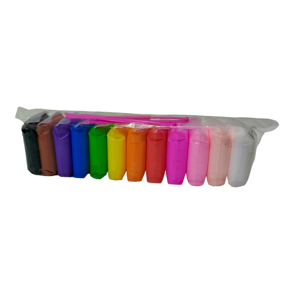 12pcs-1pac DIY soft clay Dough craft ideas for your baby/kids