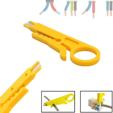 Mini Portable Wire Stripper Pliers Crimping Tool Cable Stripping Wire Cutter Multi Tools Cut Line Pocket Multitool. 
