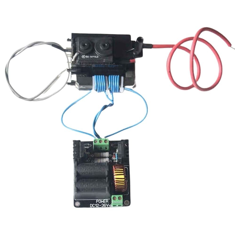 DC12-24V ZVS Coil Driver Board Flyback Driver Module with Ignition Coil High Voltage DC Power upply Replacement for Tesla. 