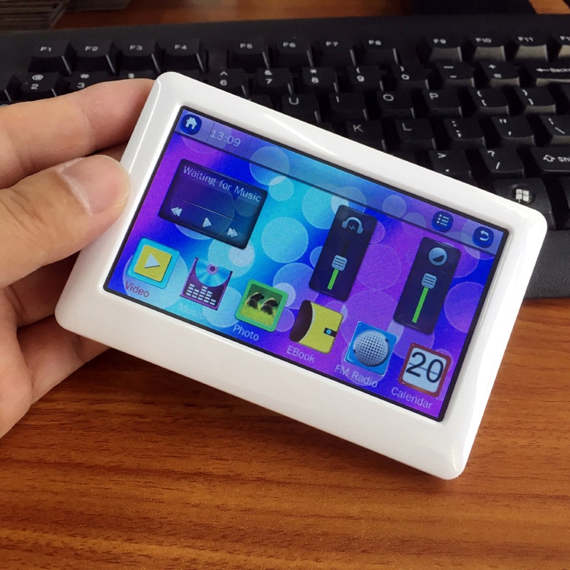 HD Touch Digital MP4 Player 8GB Build-in Speaker 4.3 Inch Screen MP4 Player Support Multinational Languages MP5 MP3 music player