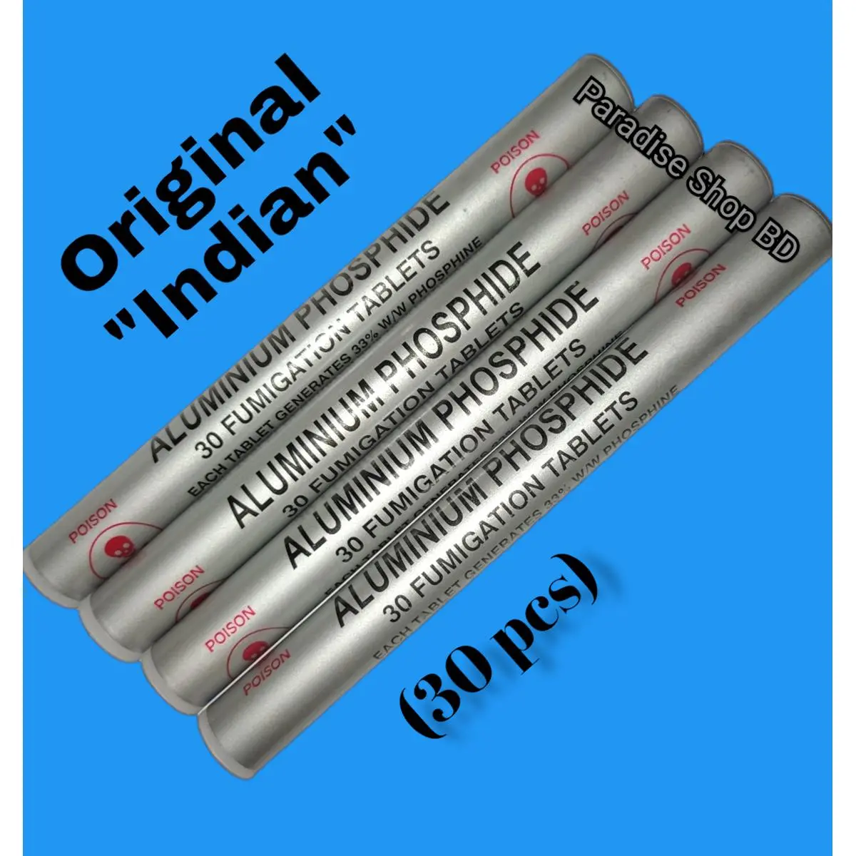 Indian Aluminium Phosphide Tablet, Charpoka / Rat / Cockroach / Termites / Bed bug & Everything Pest Killer, Fumigation Gass Tablet