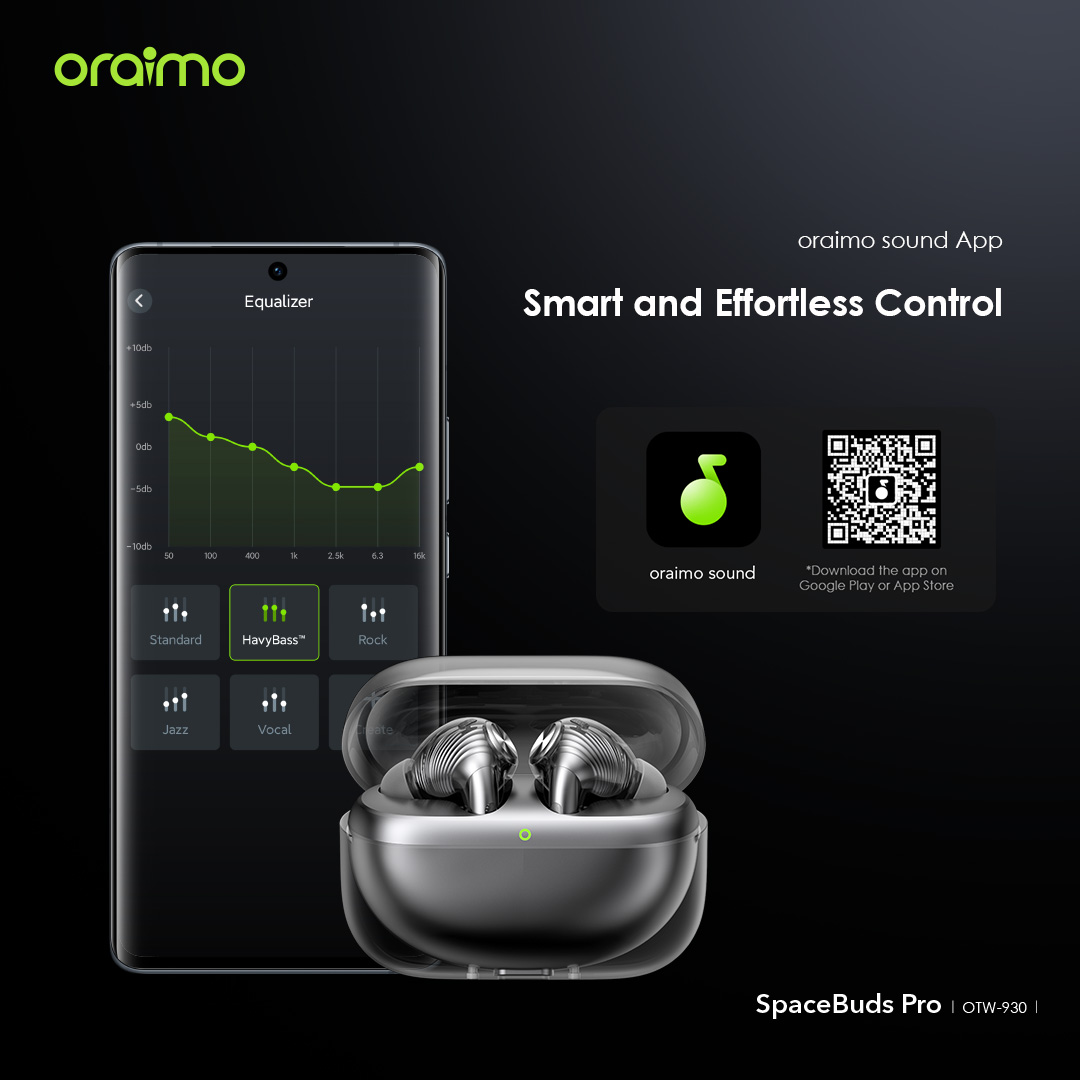SpaceBuds Pro Premium 50dB Hybrid ANC True Wireless Earbuds. 