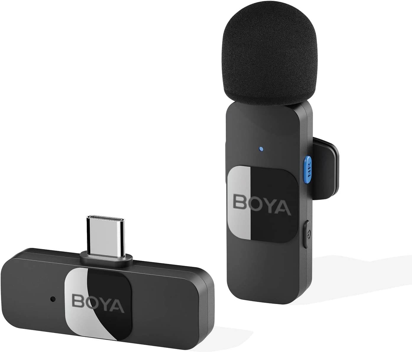 BOYA BY-V10 Ultracompact 2.4GHz Wireless Microphone System for Type-C Device. 