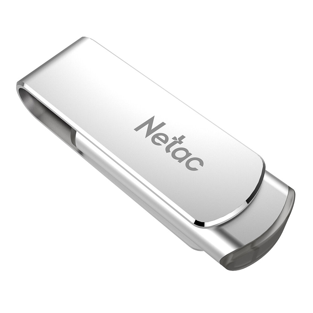 Netac USB 3.0 flash drive rotating aluminum alloy USB flash drive. 