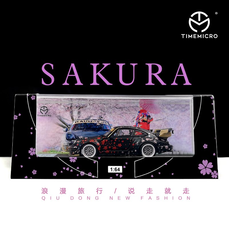 Time Micro TM 1:64 RWB 993 964 VEGETA GOKU MAJIN BUU Martini apple Falken Pinkpig Sakula Die-cast Model Car. 
