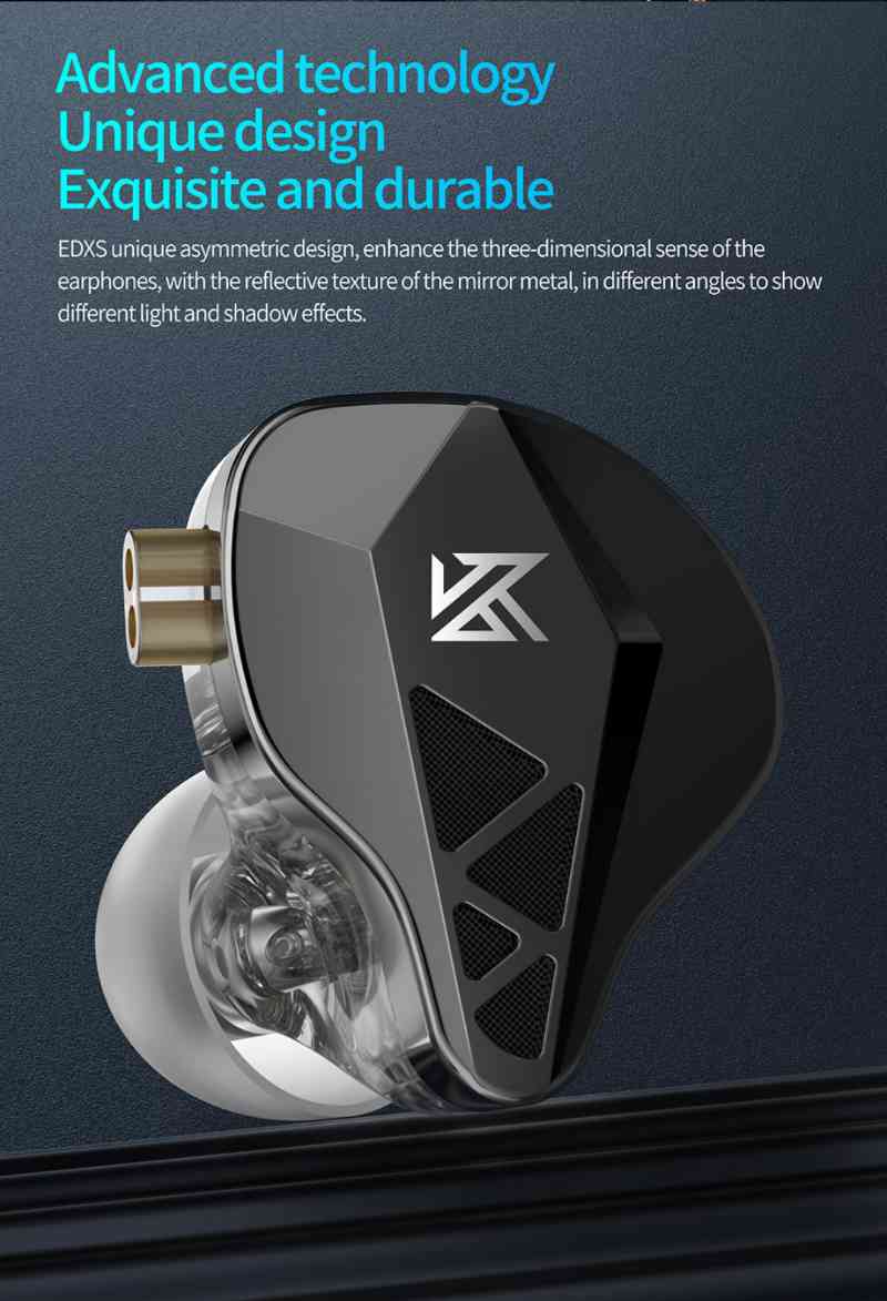 KZ EDXS 10mm Dynamic Driver Earphone. 