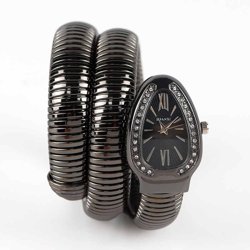 New BIFANXI Snake Watch Women's Fashion Bangle Watch Creative Quartz Watch Personality Bangle Watch. 
