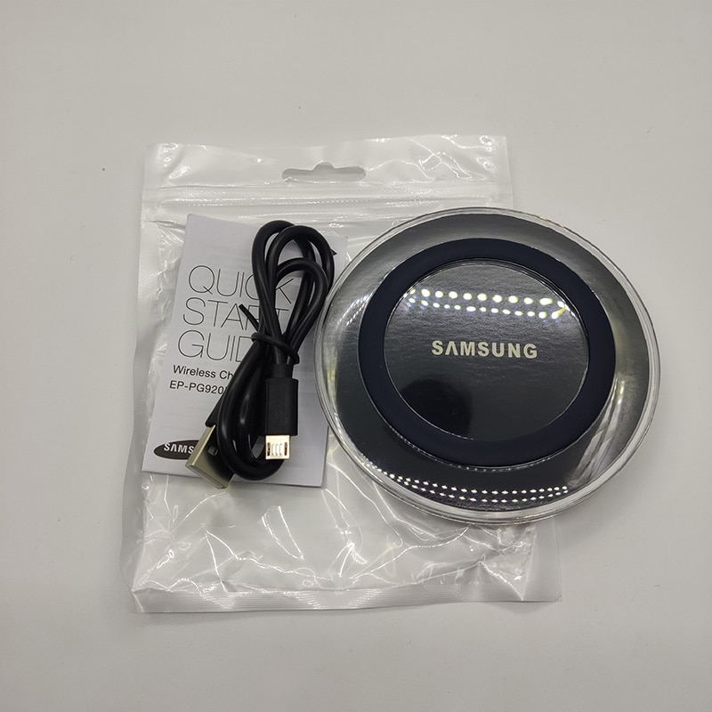 Samsung Wireless Charger EP-PG920I For Galaxy Z Fold 2 3 4 Flip 4 3 5G S23 S22 S21 S20 FE Note20 Ultra 9 10 S8 S9 S10 Plus S6 S7. 
