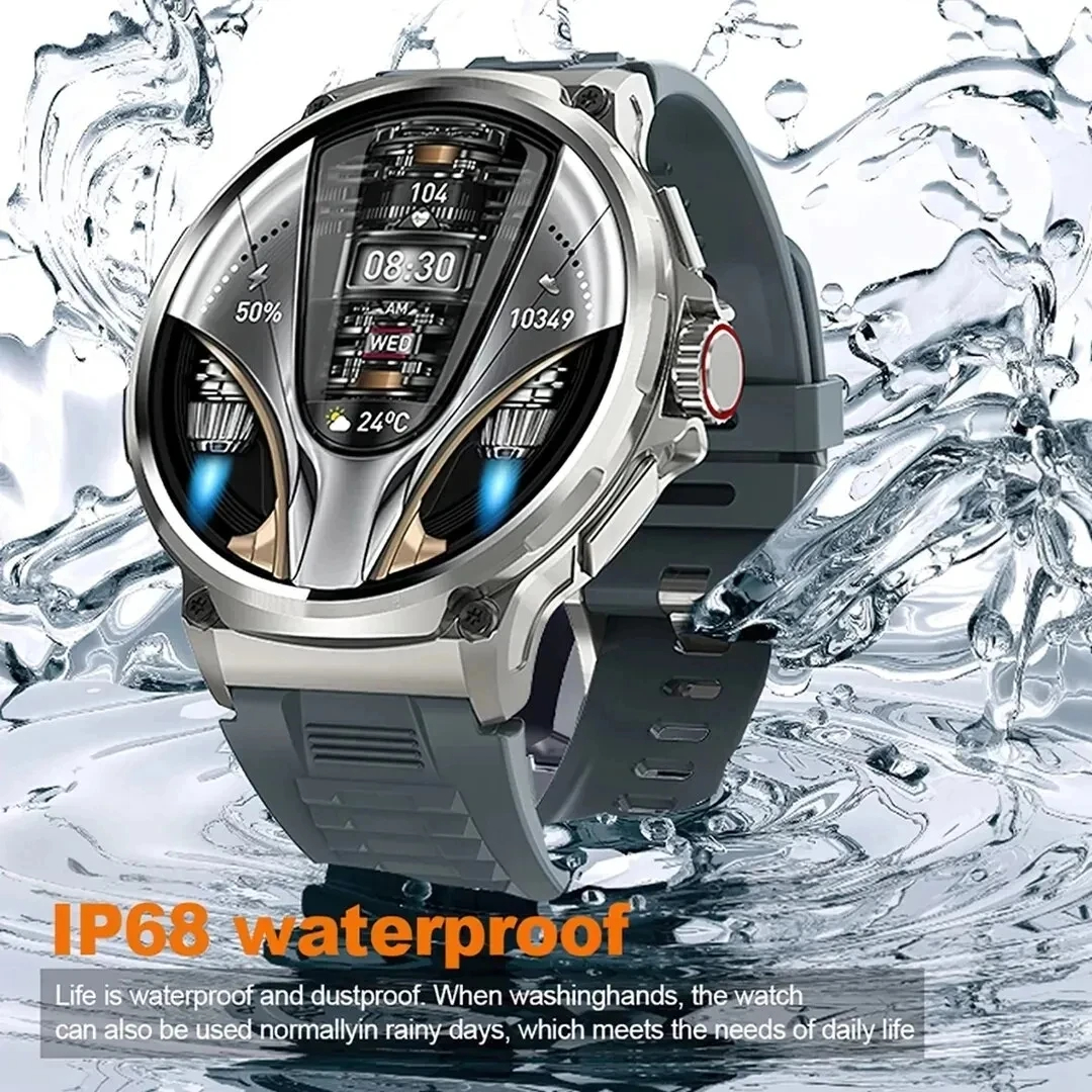 2024 New 1.85 Inch Ultra HD AMOLED Display Bluetooth Call Smart Watch Men 710 mAh Battery Sports Tracker Watches for Android IOS. 