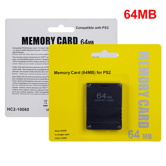 Hot 16MB/64MB/128MB/256MB Memory Card For PS2 Memory Expansion Cards Suitable for Sony Playstation 1 PS2 Memory Card Wholesale. 