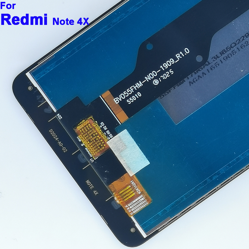 New 5.5" Original LCD For Xiaomi Redmi Note 4 Global Version Snapdragon 625 Display Touch Screen Digitizer Note 4X With Frame. 