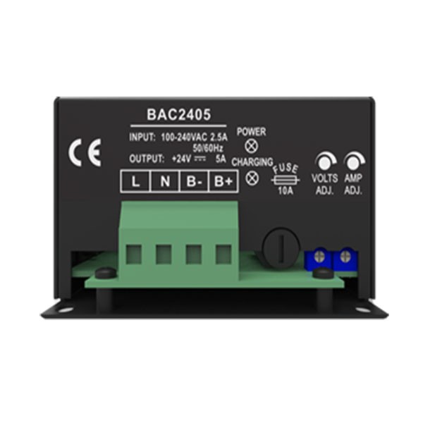BAC2405 | Floating Generator Battery Charger | Short Circuit and Reversal Protection